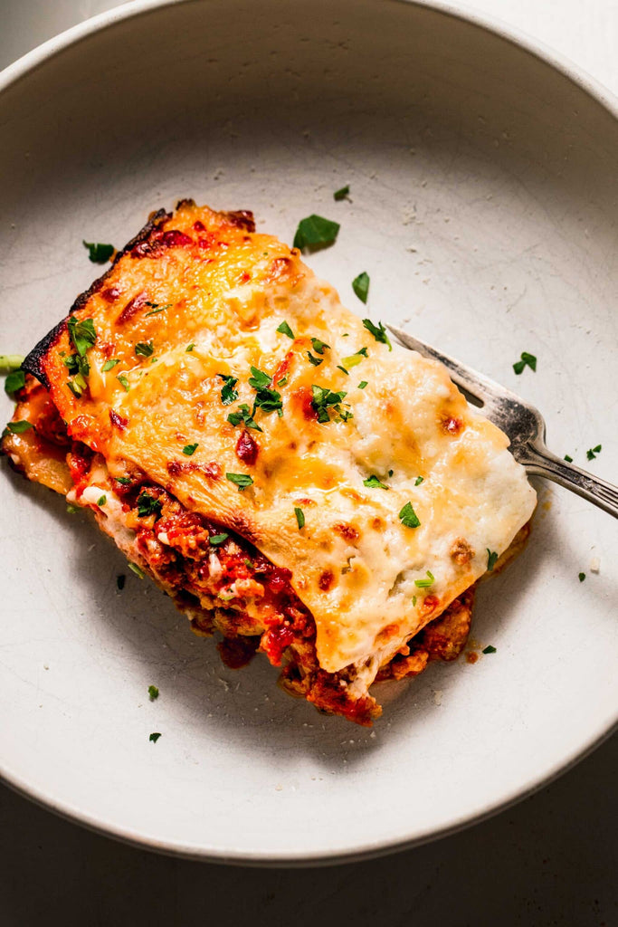 Lasagna with Bechamel (Classic Italian Recipe)