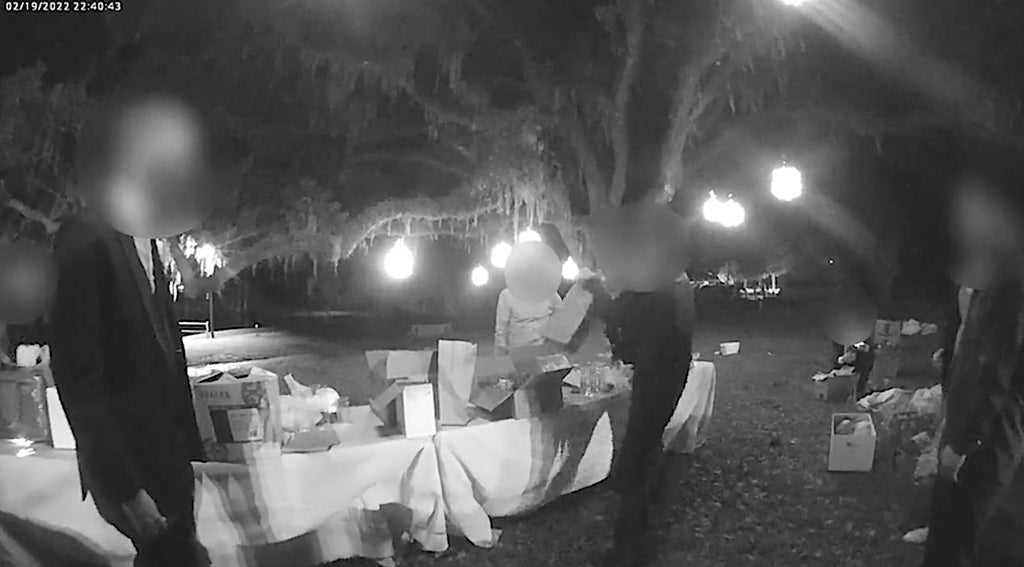 Video of cops showing up at Florida wedding where marijuana-laced food sickened guests was released
