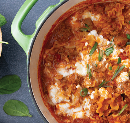 RV Camping Recipe: One-Pot Lasagna