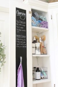 Cleaning Closet Organization