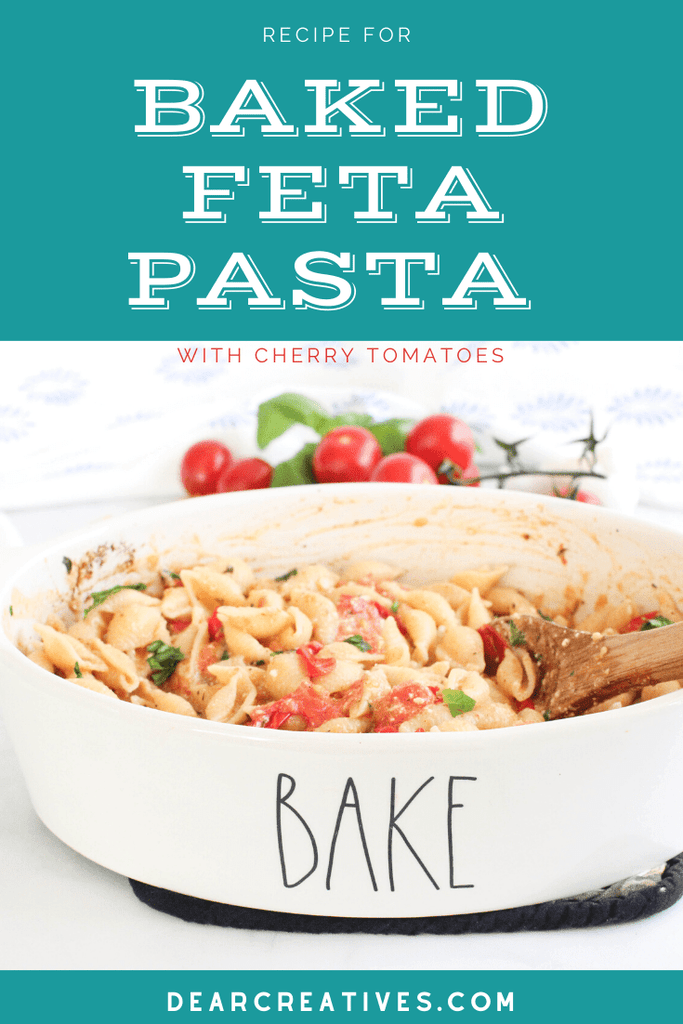 Baked Feta Pasta Recipe – (With Tomatoes)