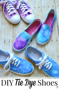 DIY Tie Dye Shoes