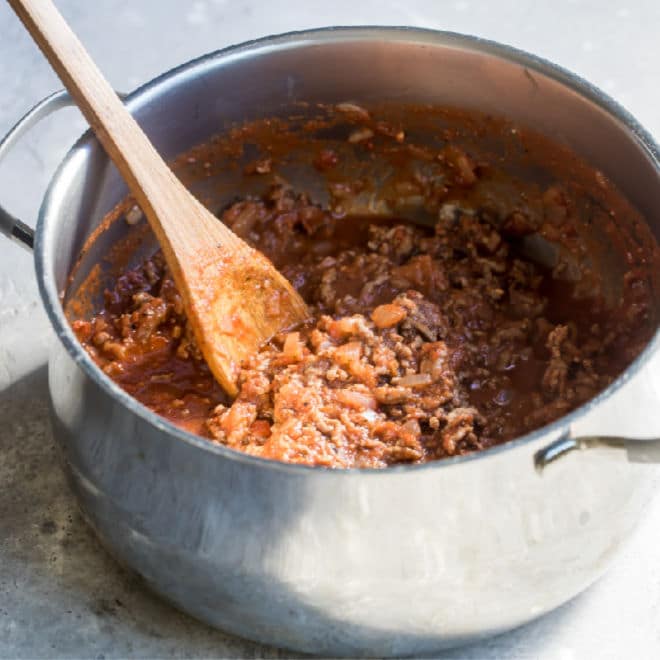 Homemade Meat Sauce Recipe