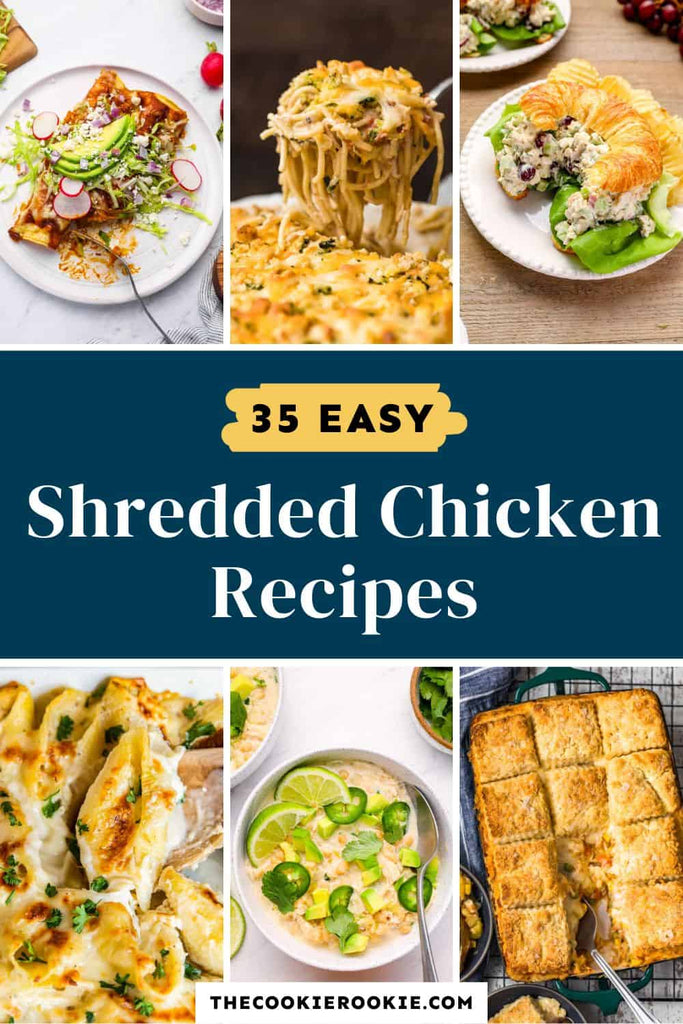 35 Shredded Chicken Recipes