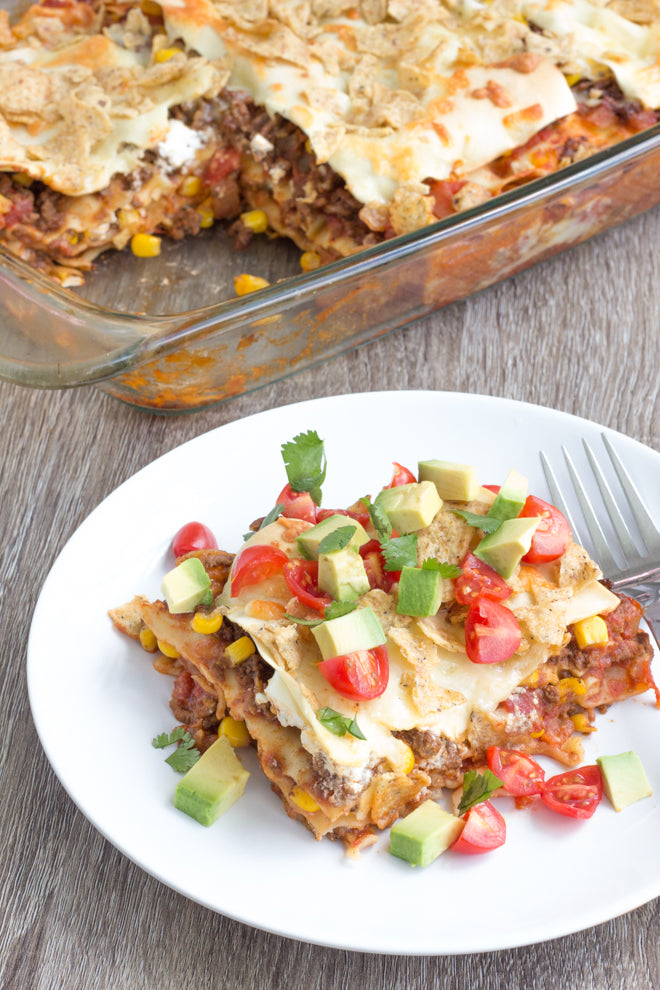 Cheesy Taco Lasagna
