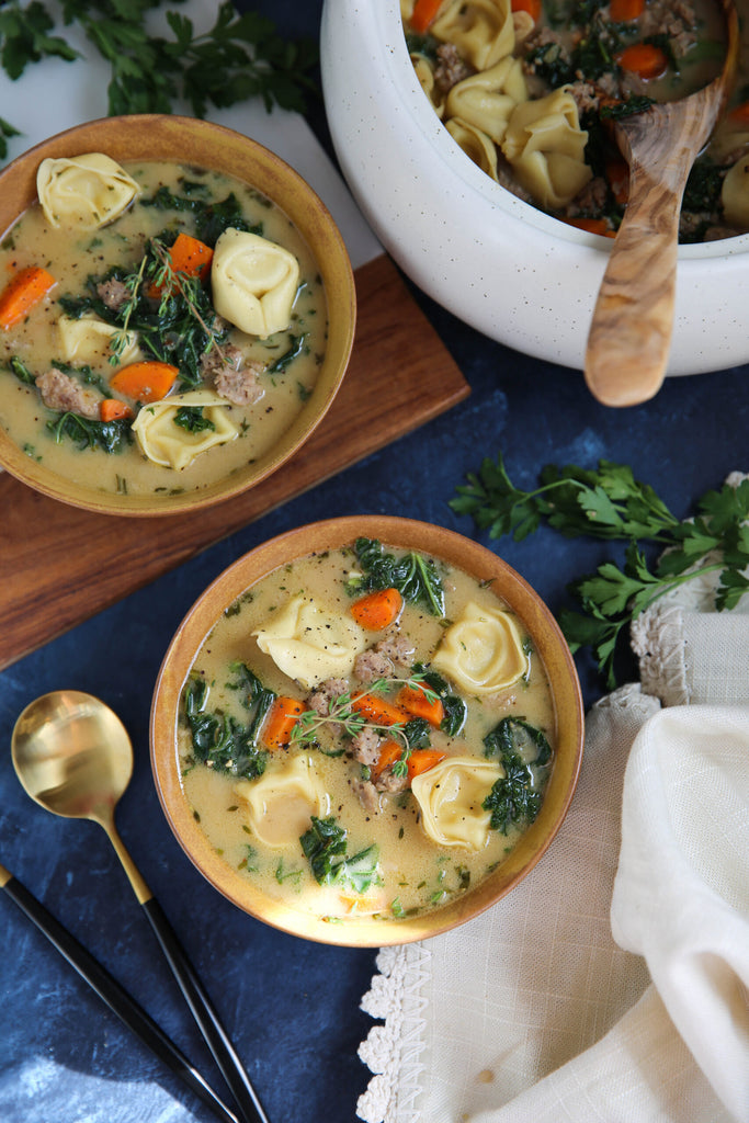 Creamy Tortellini Soup