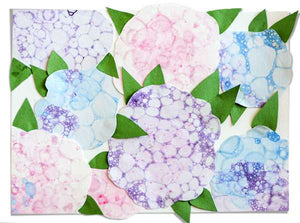 Bubble Paint Flowers Art Project for Kids