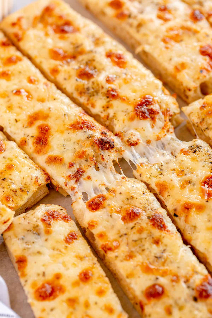 Homemade Cheesy Breadsticks