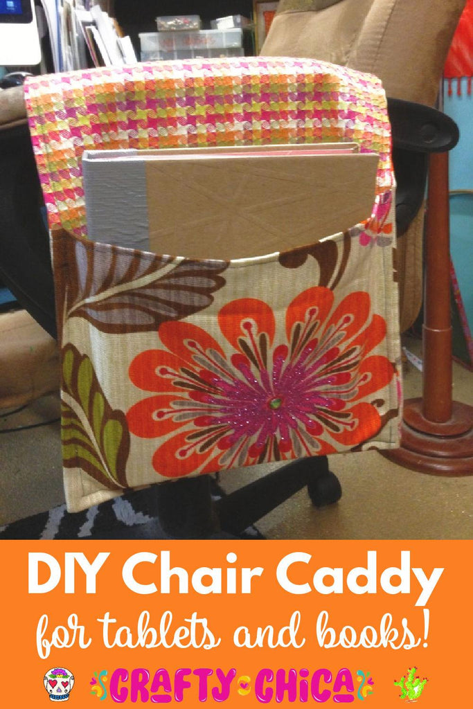 How to Make a Chair Caddy for Books and Tablets