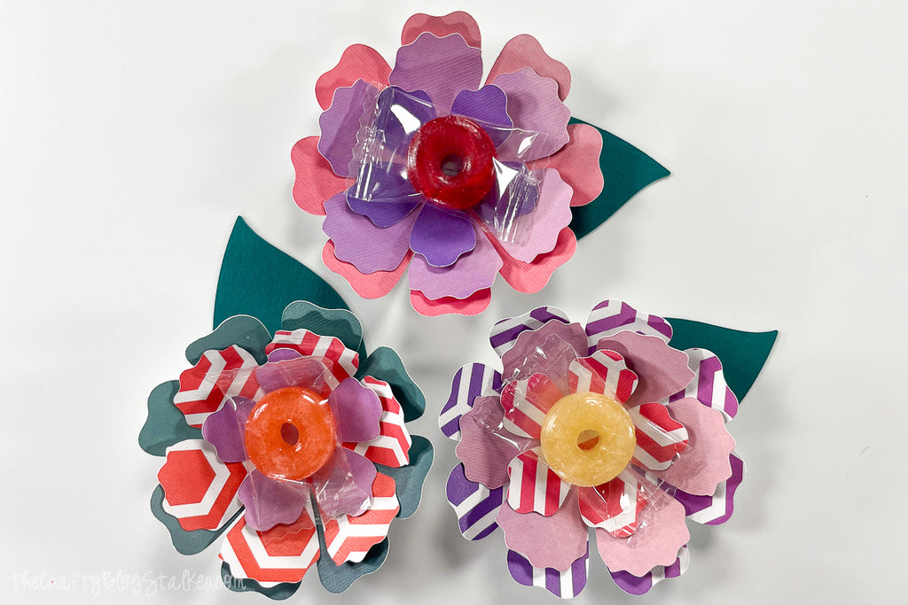 How to Make Paper Flower Valentine Cards with Life Savers