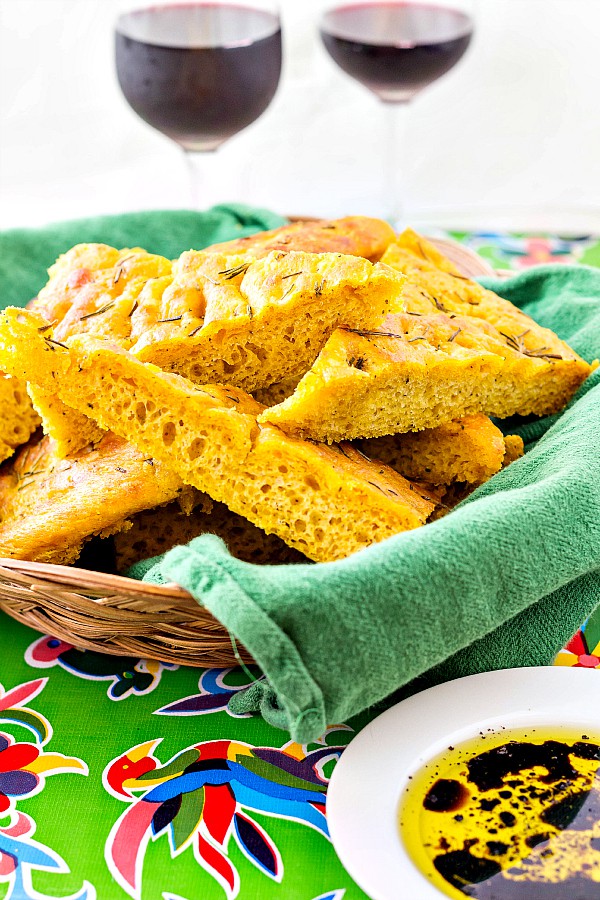 Roasted Pumpkin Focaccia with Herbs | Thanksgiving Focaccia