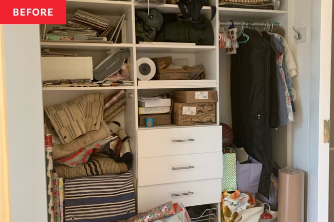 See How This Pro Organizer Brings Organization to This Work Closet