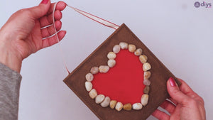 How to Craft Pebble Heart Wall Decor for Valentine’s Day in 4 Easy Steps