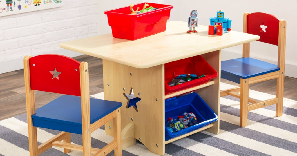 KidKraft Table & Chairs Set w/ 4 Storage Bins Just $64.84 Shipped on Amazon or Walmart.com (Reg. $155)