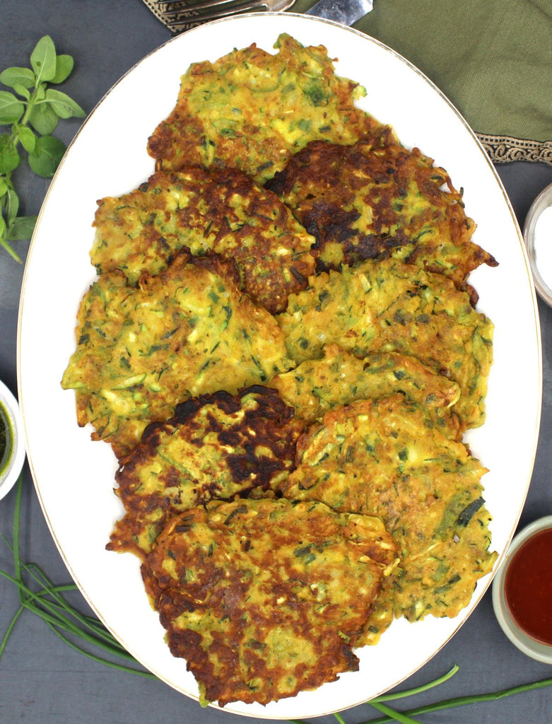 Vegan Zucchini Fritters