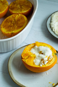 Baked Oranges with Honey Whipped Feta