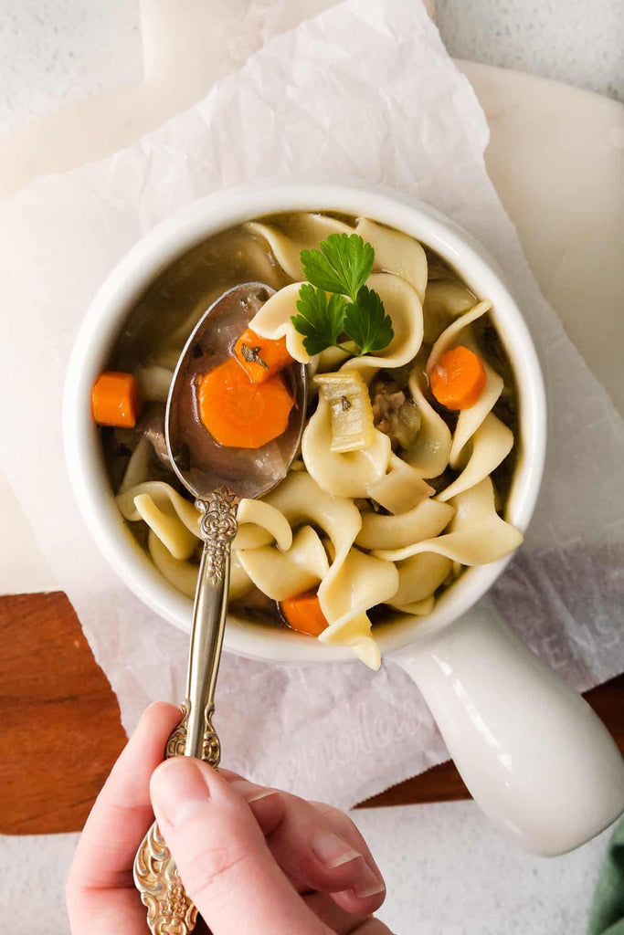 Instant Pot Turkey Noodle Soup