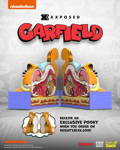 New from Mighty Jaxx: XXPOSED Garfield by Jason Freeny!