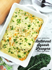 Vegan Butternut Squash Lasagna with Kale