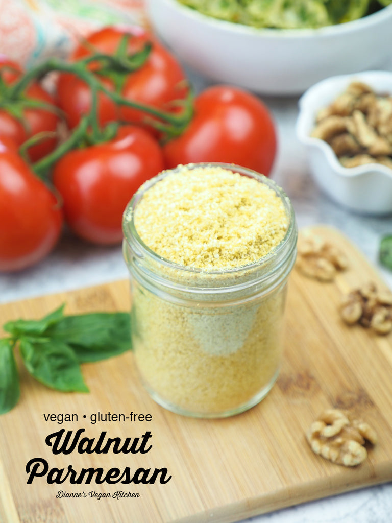Vegan Parmesan Cheese made with Walnuts