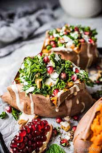 RECIPE: Stuffed Sweet Potatoes For November, December & The New Year