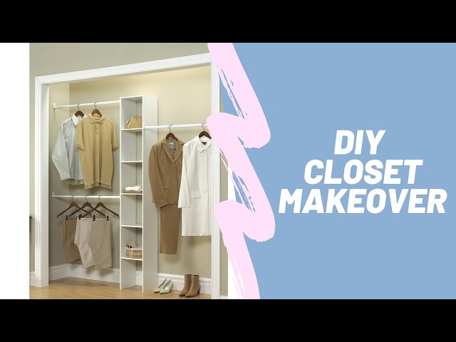 I bought a Closetmaid Vertical Closet from Walmart for $50 and installed it! This DIY closet makeover was fairly straightforward even though I ran into an issue ...