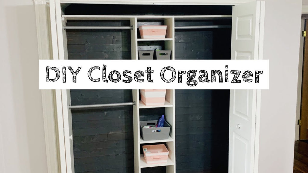 Step-by-step how I built this custom closet organizer