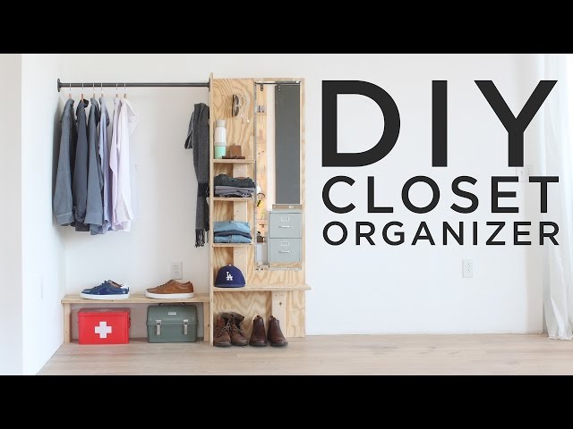 Full instructions for this DIY Closet Organizer / Dressing Station here: