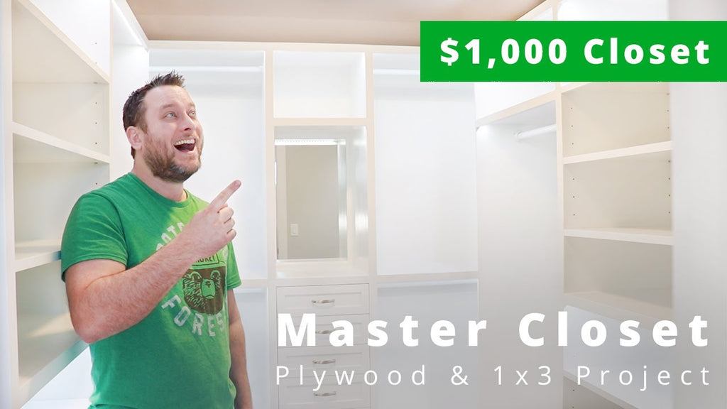 DIY DREAM Master Closet for just $1000 | Woodworking Project by Philip Miller (1 year ago)