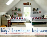 Our Boys’ Farmhouse Bedroom Tour