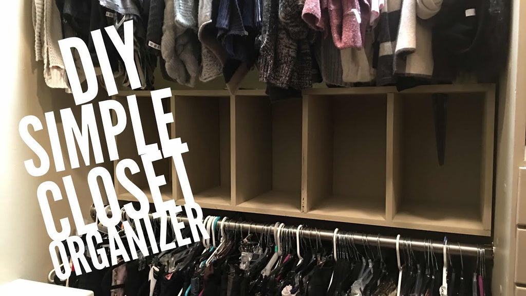 Diy closet organizer I made for a customer