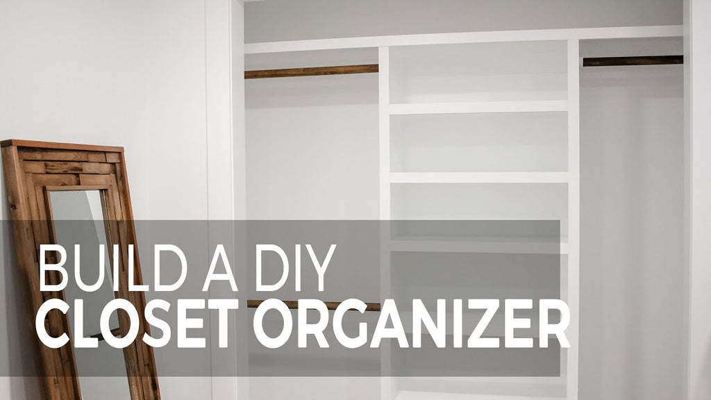Organizing a closet is easy with a closet organizer