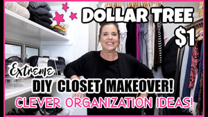 DOLLAR TREE CLOSET ORGANIZATION | DIY CLOSET MAKEOVER #DollarTree #ClosetOrganization by Hey Tonya (1 year ago)