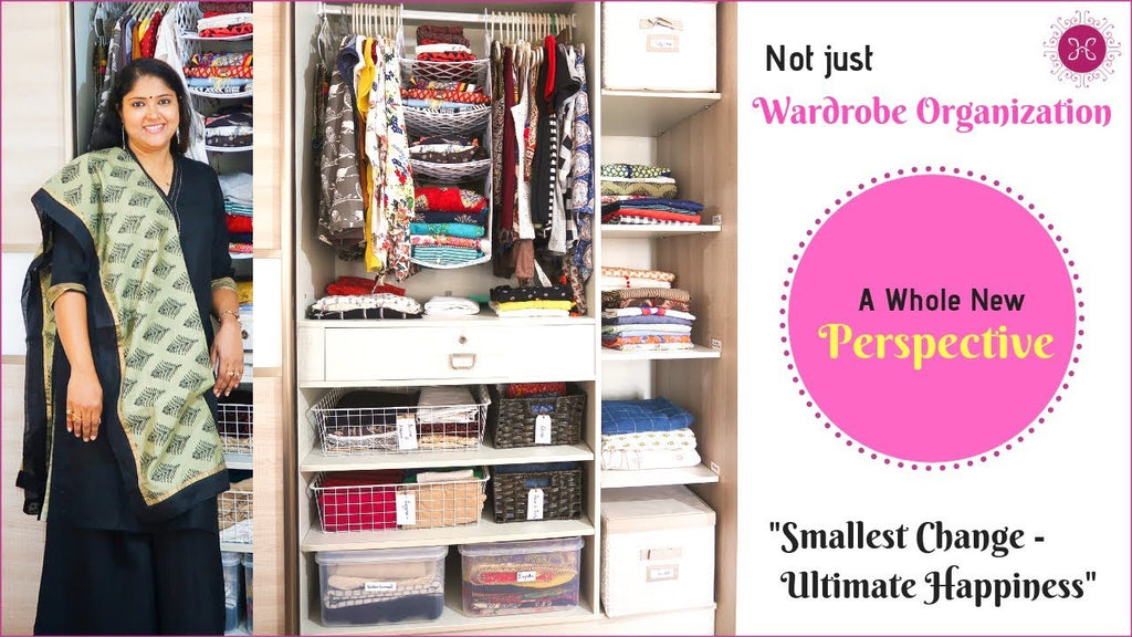 Today's video is on Indian wardrobe organization tips or closet organization ideas