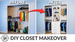 DIY Closet Organization with Shelving and Drawers by Fix This Build That (1 year ago)