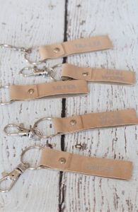 Get your keys decluttered and organized with these simple key organization ideas and cute, faux-suede DIY keychain