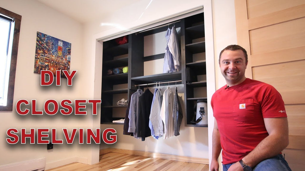 In this tutorial we will walk through the process of building closet shelving