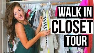 In todays video I walk you through my walk in closet and how to organize smaller closets