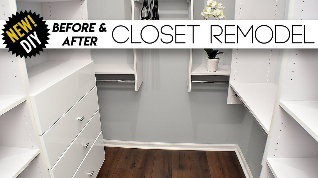 CLOSET Remodel // Surprising The Parents With A New Closet // Small closet Ideas by DIY Creators (2 years ago)