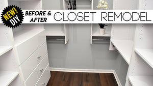 CLOSET Remodel // Surprising The Parents With A New Closet // Small closet Ideas by DIY Creators (2 years ago)