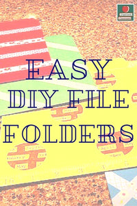 Easy DIY File Folders