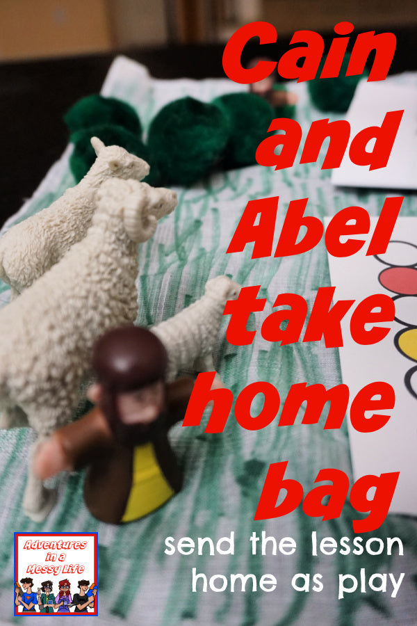 Cain and Abel take home bag