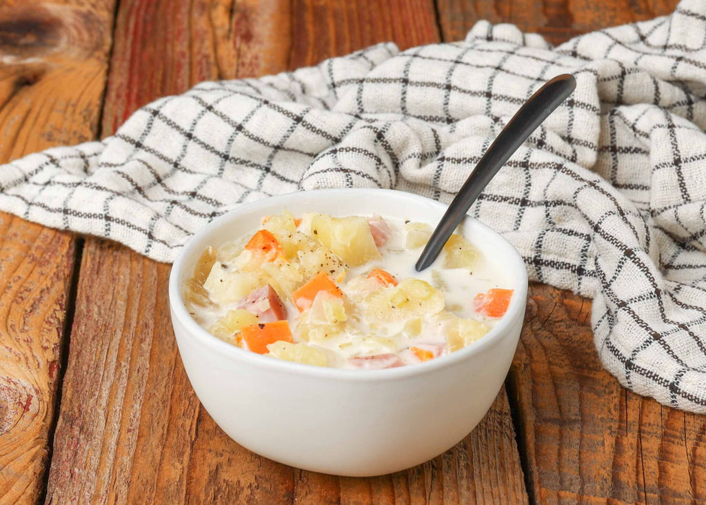 Slow Cooker Ham and Potato Soup