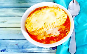Red Gold Tomatoes Lasagna Soup {Hearty Winter Soup Recipe}