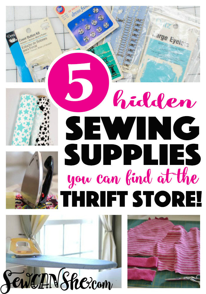 5 Hidden Sewing Supplies You Can Find at the Thrift Store