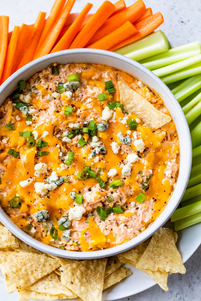 Healthy Buffalo Chicken Dip