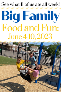 Big Family Food and Fun: June 4-10, 2023