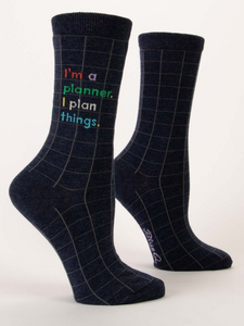 I’m A Planner Crew Socks