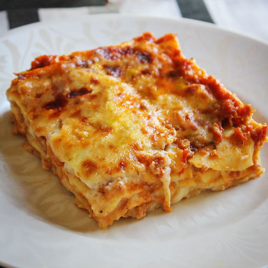 Beef Lasagna with White Sauce