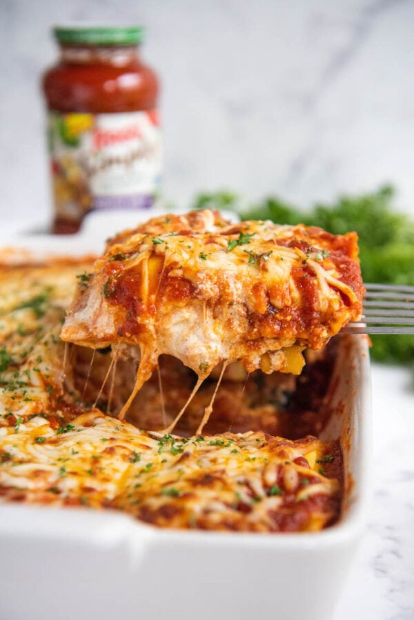 Vegetable Ravioli Lasagna